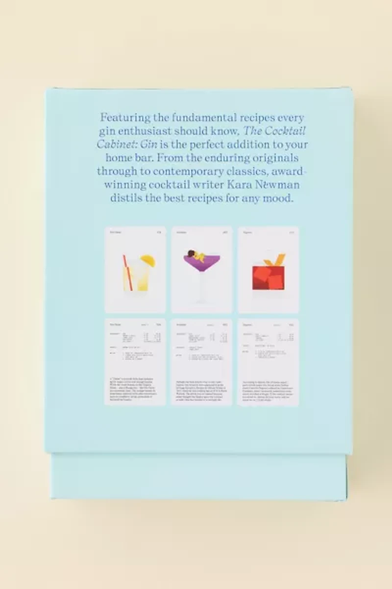 The Cocktail Cabinet: Gin Recipe Card Set