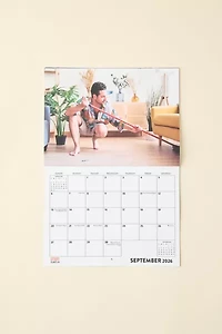 Sexy Men Doing Chores 2026 Wall Calendar