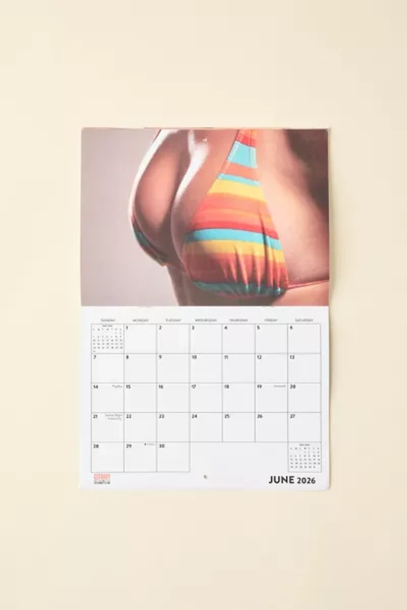 Racks 2026 Wall Calendar