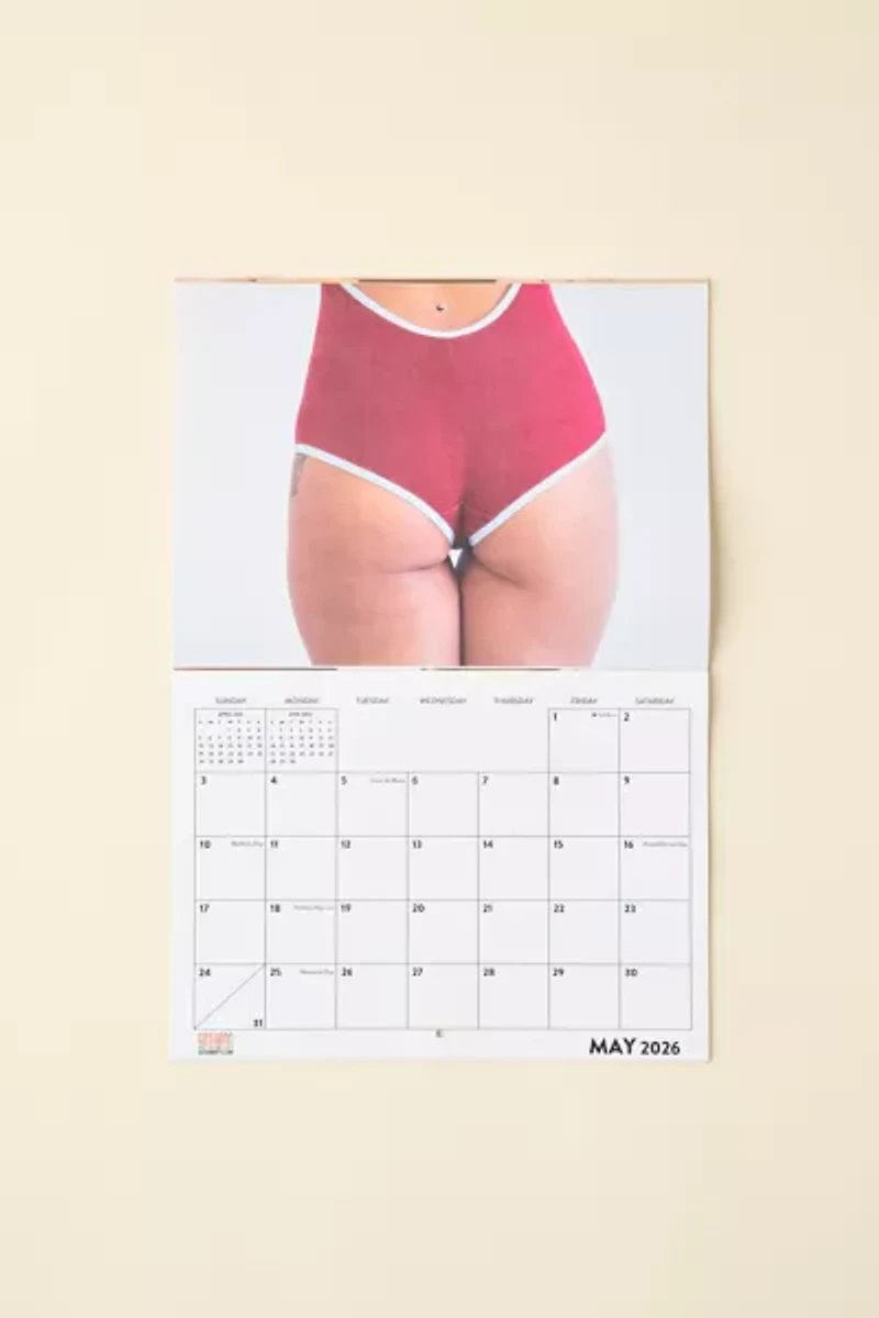 Booty 2026 Wall Calendar