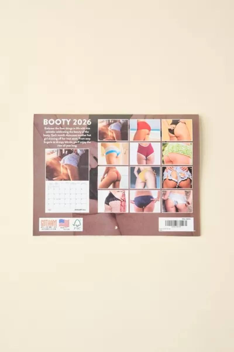 Booty 2026 Wall Calendar