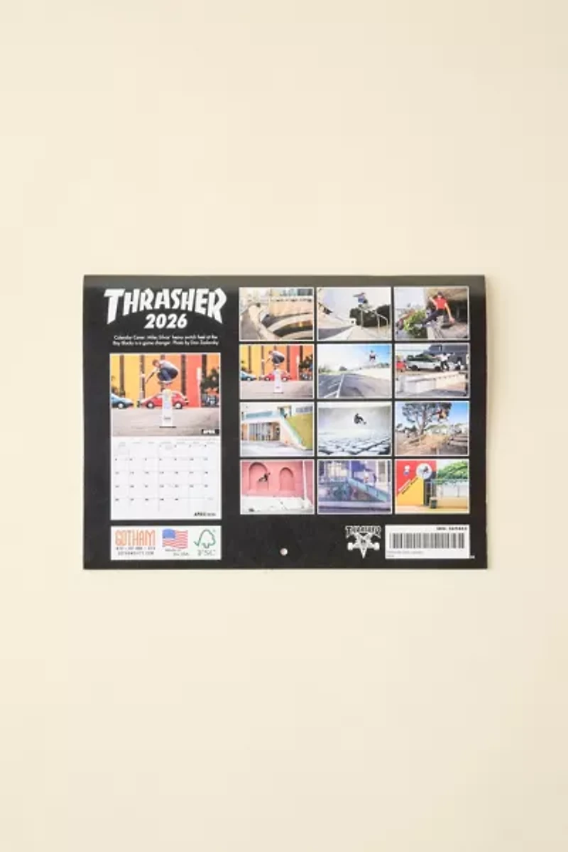 Thrasher Magazine 2026 Wall Calendar