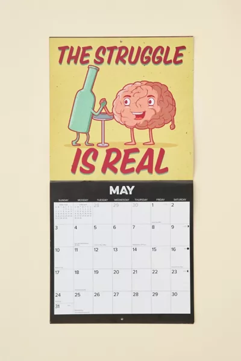 Vintage Beer 2026 Wall Calendar