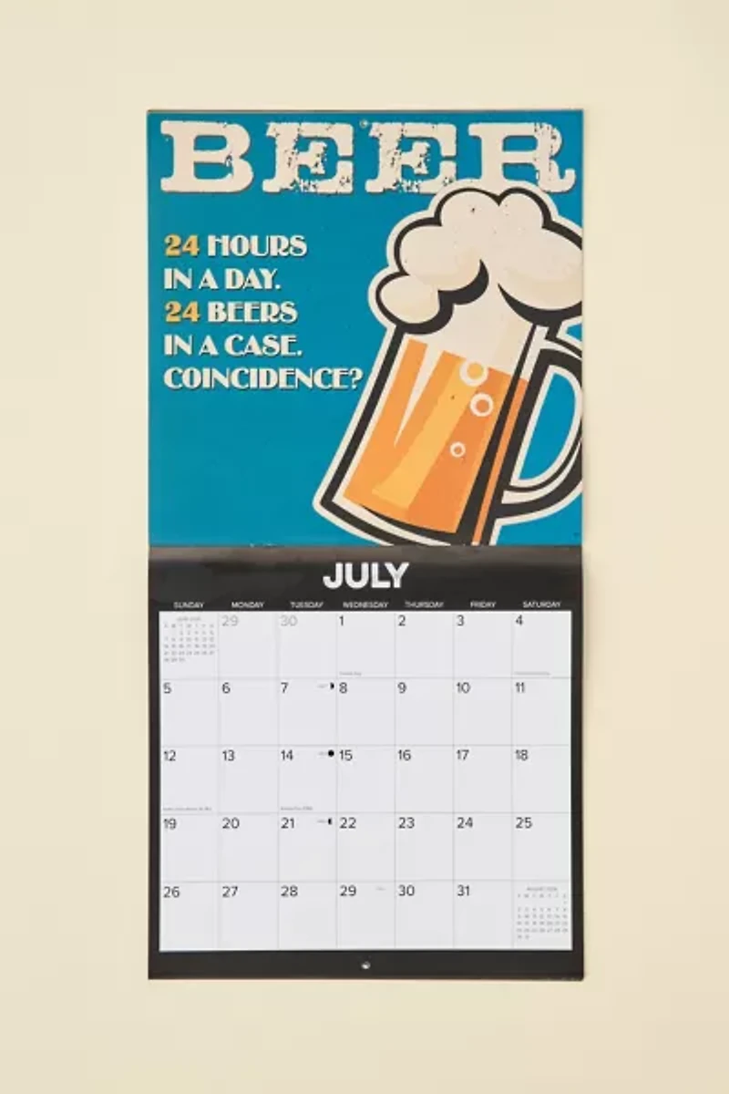 Vintage Beer 2026 Wall Calendar