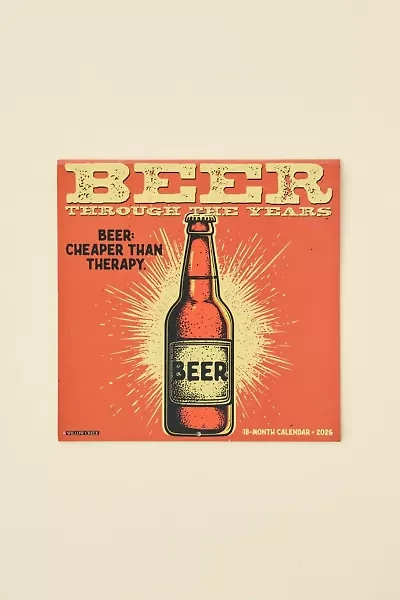 Vintage Beer 2026 Wall Calendar