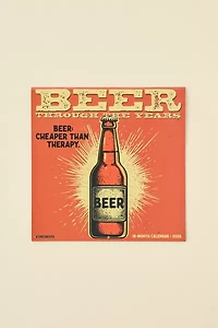 Vintage Beer 2026 Wall Calendar