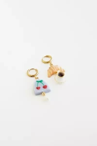 Sigfus Designs Bonjour Charm Earrings
