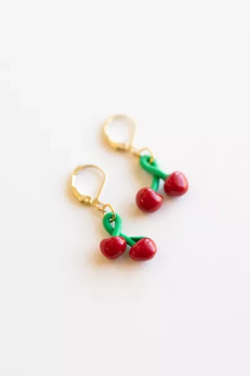 Sigfus Designs Cherry Dangle Earrings