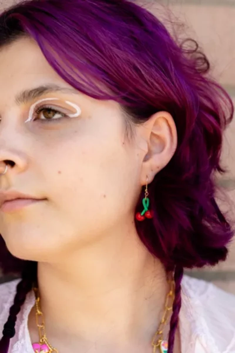 Sigfus Designs Cherry Dangle Earrings