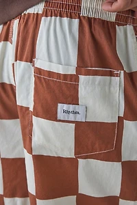 Rhythm Rhumba Check Pattern Short