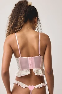 Wild Lovers Scarlett Ruffle Floral Corset