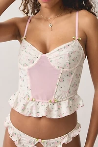 Wild Lovers Scarlett Ruffle Floral Corset