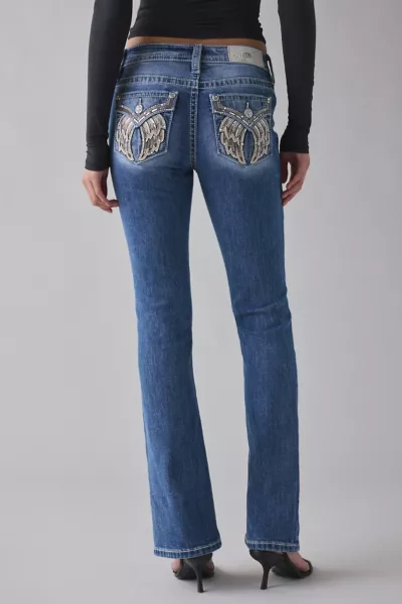 Miss Me Embellished Mid-Rise Bootcut Jean