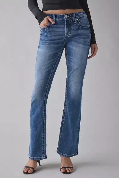 Miss Me Embellished Mid-Rise Bootcut Jean
