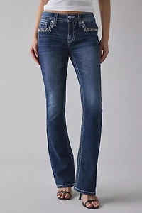 Miss Me Embellished Mid-Rise Bootcut Jean