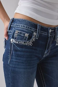 Miss Me Embellished Mid-Rise Bootcut Jean
