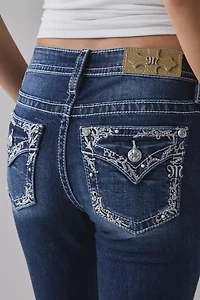 Miss Me Embellished Mid-Rise Bootcut Jean