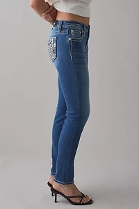 Miss Me Embellished Low-Rise Skinny Jean