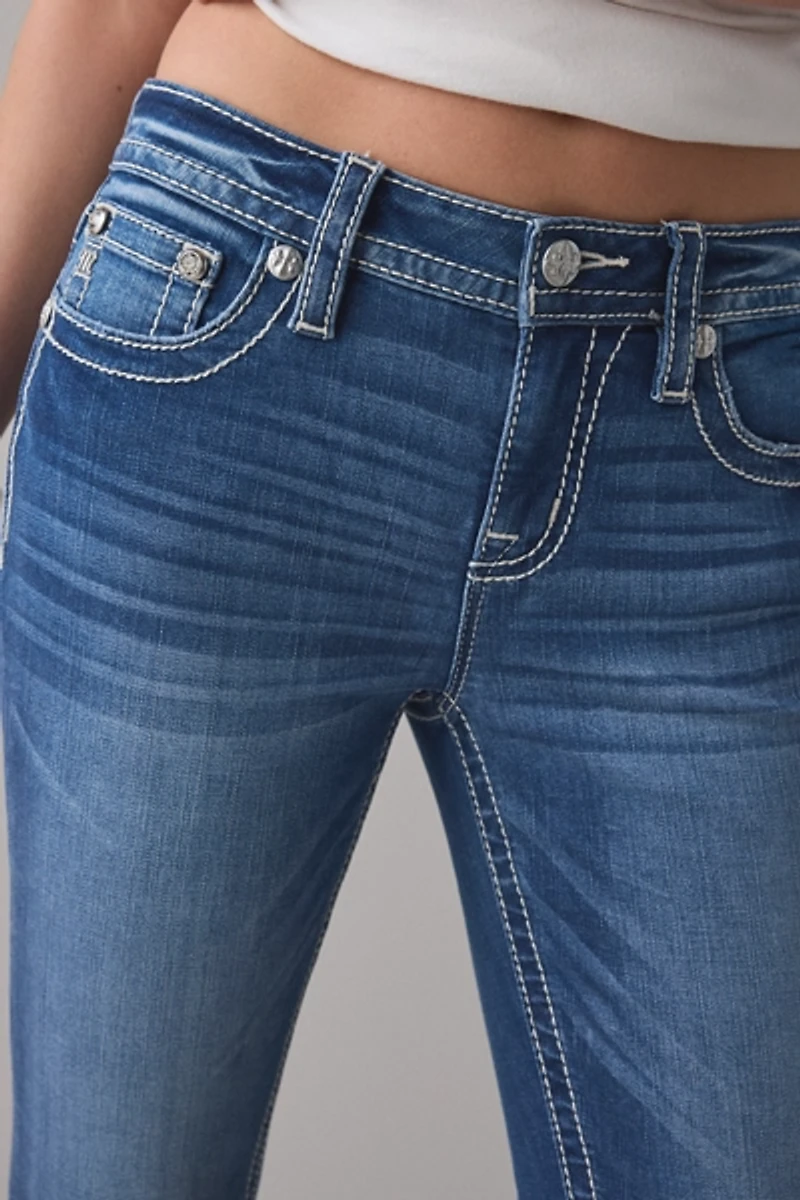 Miss Me Embellished Low-Rise Skinny Jean