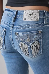 Miss Me Embellished Low-Rise Skinny Jean
