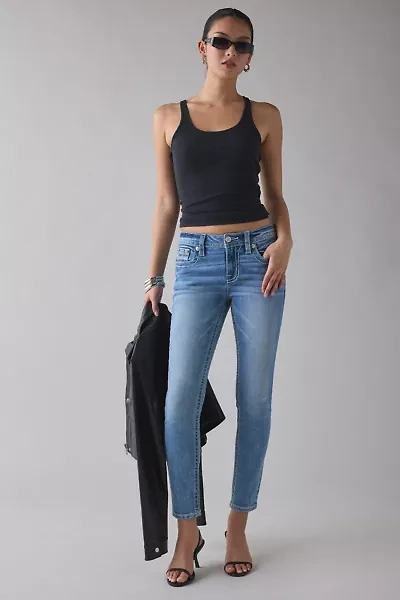 Miss Me Embellished Low-Rise Skinny Jean