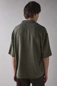 Rhythm Washed Check Relaxed Fit Short Sleeve Shirt