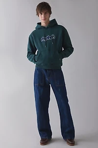 Rhythm Logo Applique Fleece Hoodie Sweatshirt