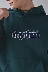 Rhythm Logo Applique Fleece Hoodie Sweatshirt
