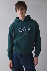 Rhythm Logo Applique Fleece Hoodie Sweatshirt