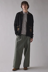 Rhythm Whip Stitch Button-Down Cardigan