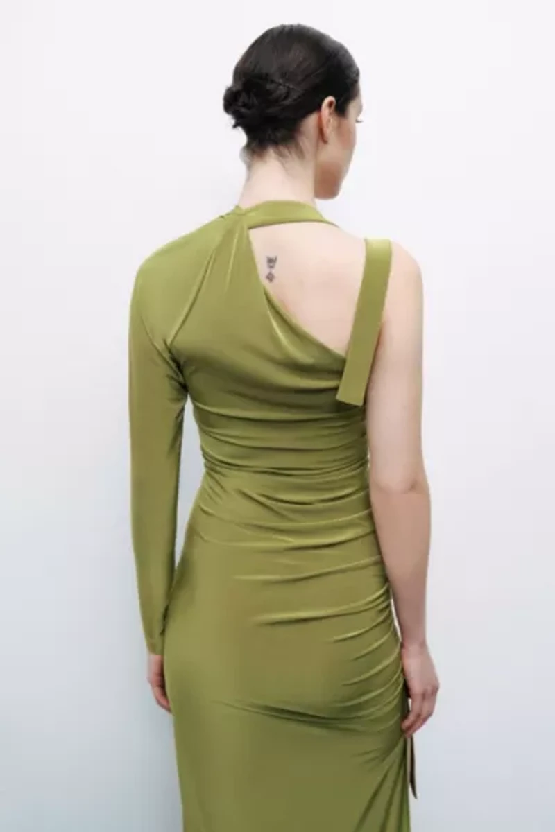 Nocturne One Shoulder Maxi Dress