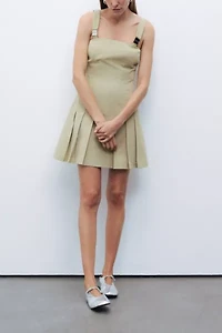 Nocturne Pleated Mini Dress