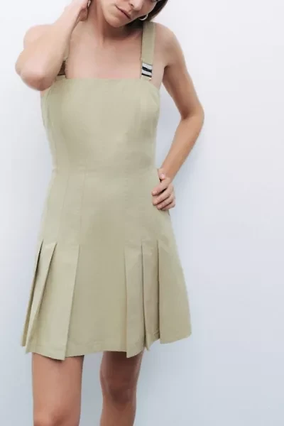 Nocturne Pleated Mini Dress