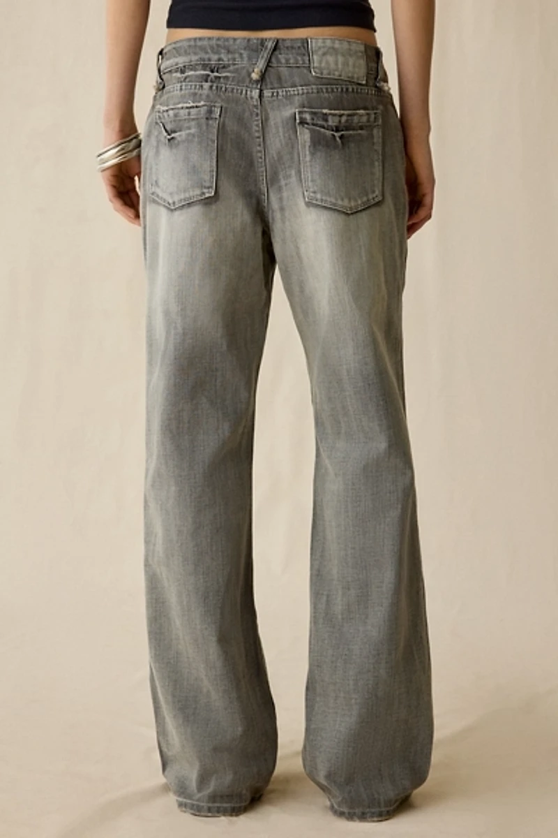 Jaded London Hunter Loose Straight Leg Jean