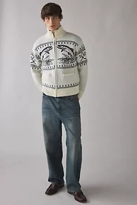 Dark Seas Old Timer Zip-Up Sweater