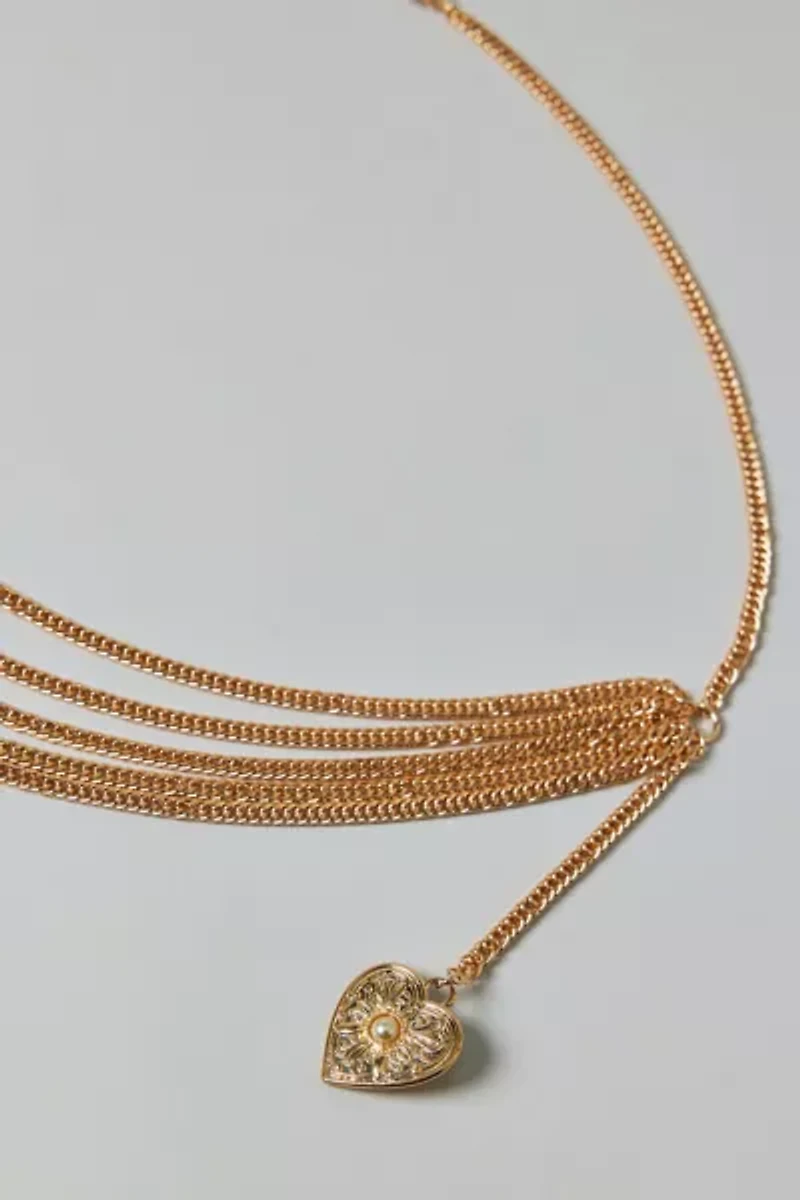 Heart Draped Chain Belt