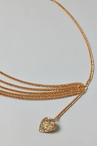 Heart Draped Chain Belt