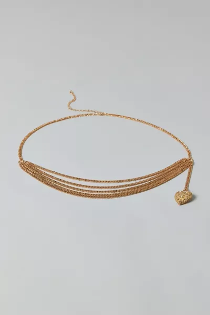 Heart Draped Chain Belt