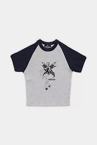 Mindblown Fairy Raglan Baby Tee