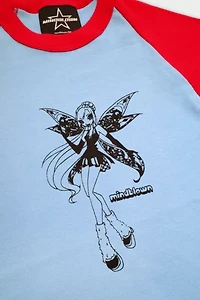 Mindblown Fairy Raglan Baby Tee