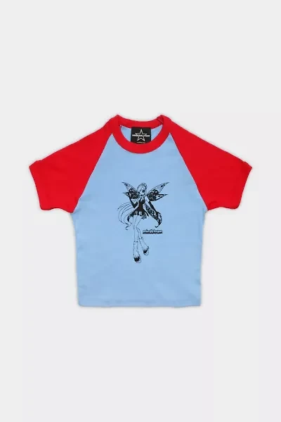 Mindblown Fairy Raglan Baby Tee