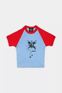 Mindblown Fairy Raglan Baby Tee