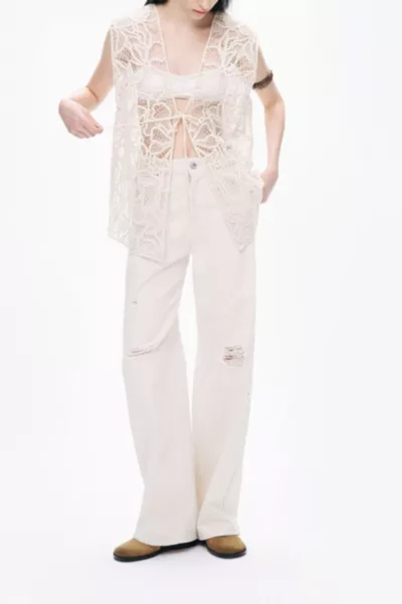 Nocturne Floral Embroidered Vest