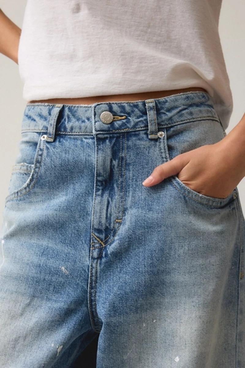 BDG Jaya Paint Splatter Baggy Boyfriend Jean
