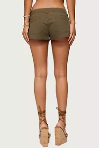Edikted Eartha Studded Micro Shorts
