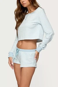 Edikted Margret Striped Shorts