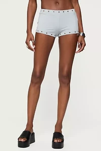 Edikted Neriah Grommet Micro Shorts