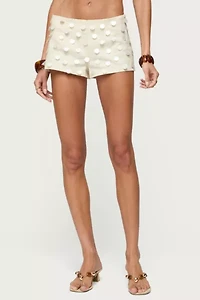 Edikted Arielle Iridescent Shorts