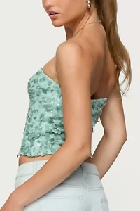 Edikted Brynn Sequin Strapless Top