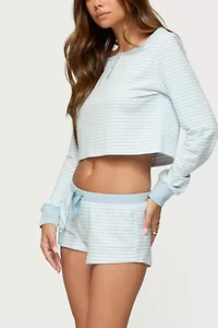 Edikted Margret Striped Long Sleeve Top